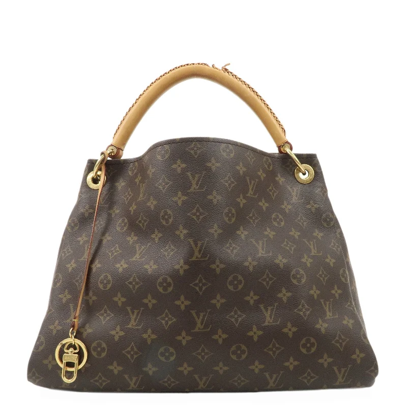 Louis Vuitton backpacks with a multi - pocket organization for functionalityLouis Vuitton Monogram Artsy MM Shoulder Bag Brown M40249