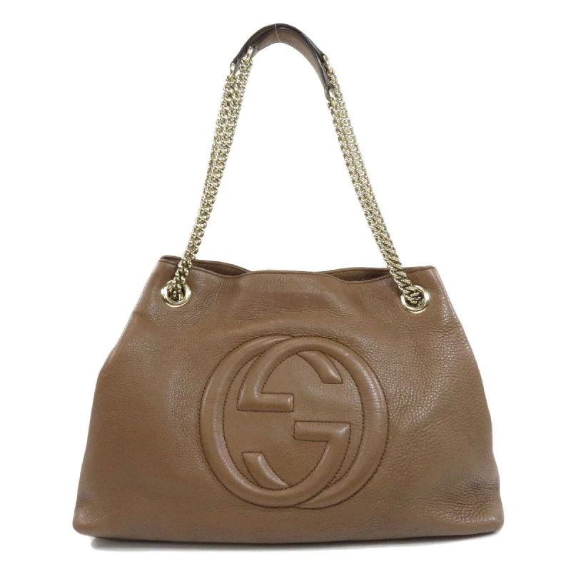 Gucci Marmont bags for women with gold - toned hardwareGucci 308982 Soho Chain Bag Tote Calf Ladies