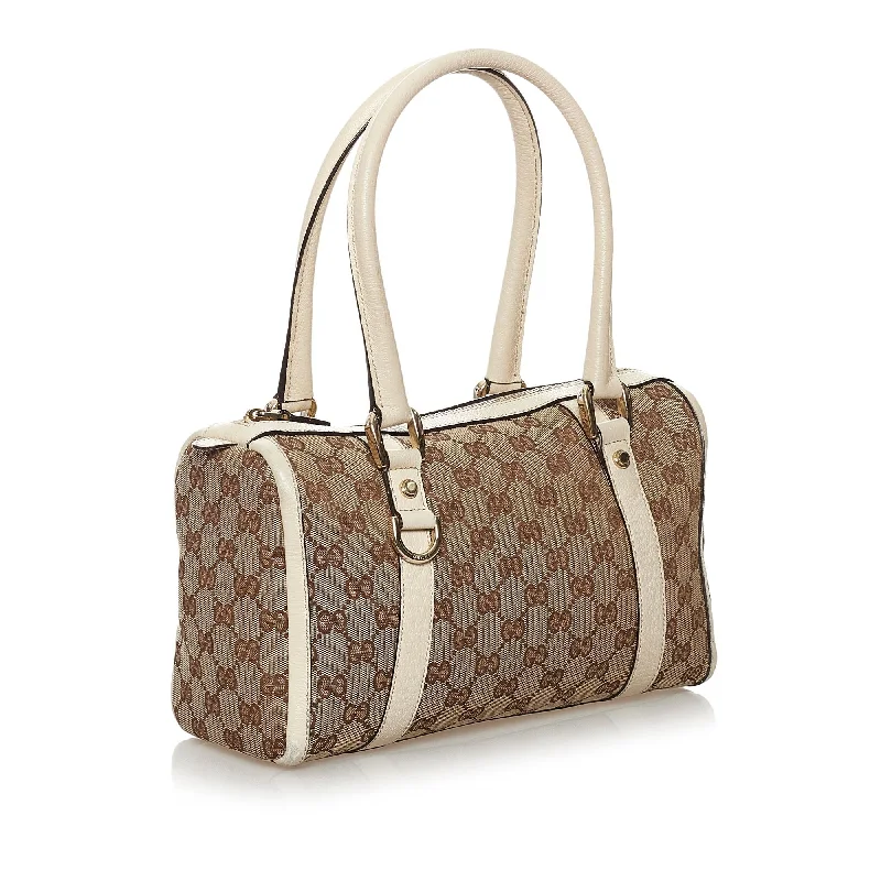 Gucci Marmont bags for women with a snakeskin - effect panelGucci GG Canvas Abbey Boston Bag (31476)