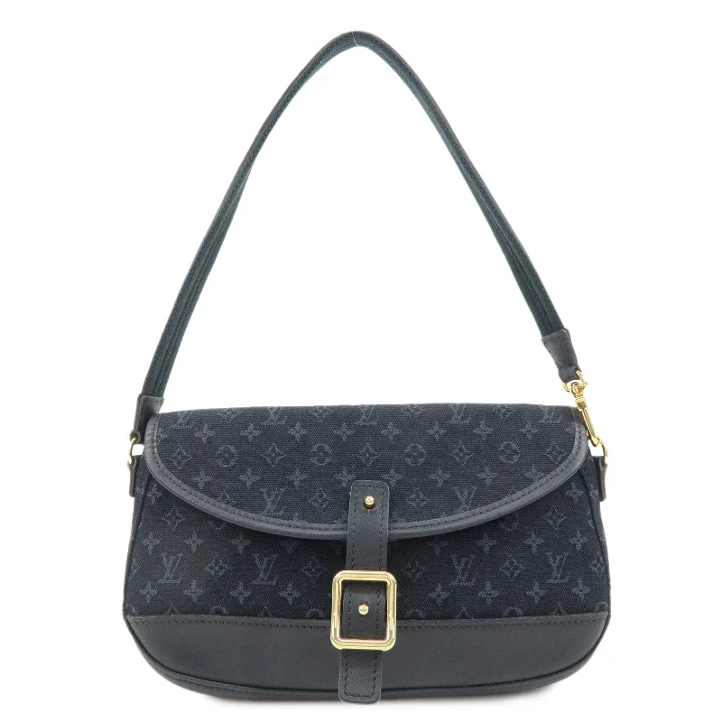 Louis Vuitton bags with a front - flap pocket for quick - access itemsLouis Vuitton Monogram Mini Marjorie Shoulder Bag Blue M92692