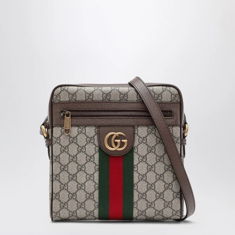 Ladies Gucci shoulder bags with a magnetic - closure flapGucci Small Ophidia Gg Supreme Bag Men