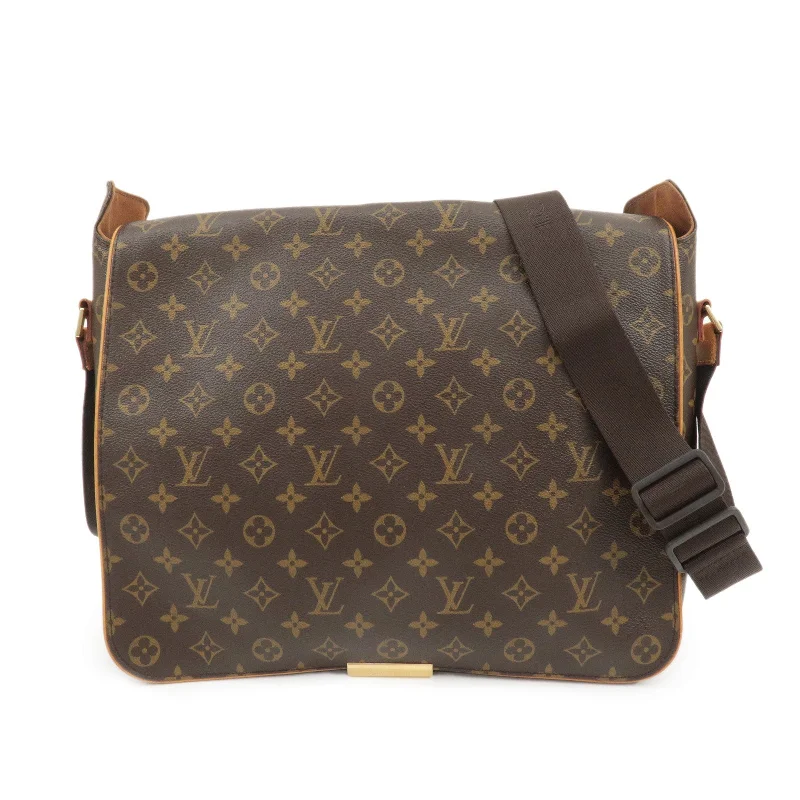 Louis Vuitton backpacks with a padded back panel for comfort during long - wearLouis Vuitton Monogram Abbesses Messenger Bag Hand Bag M45257