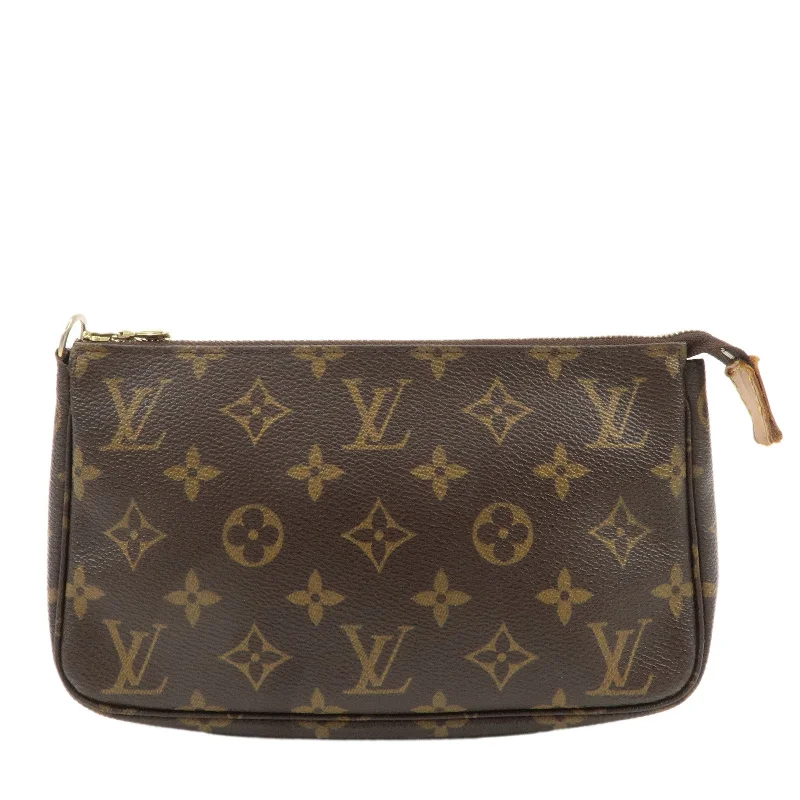 Louis Vuitton crossbody bags with a printed floral pattern for femininityLouis Vuitton Monogram Pochette Accessoires Pouch M51980