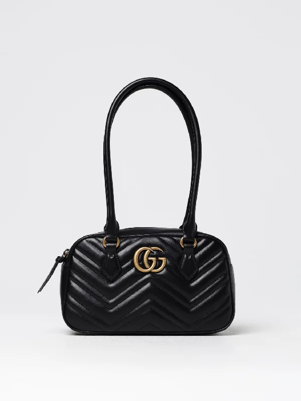 Gucci Marmont bags for women with a snakeskin - effect panelGucci Shoulder Bag Woman Black Women