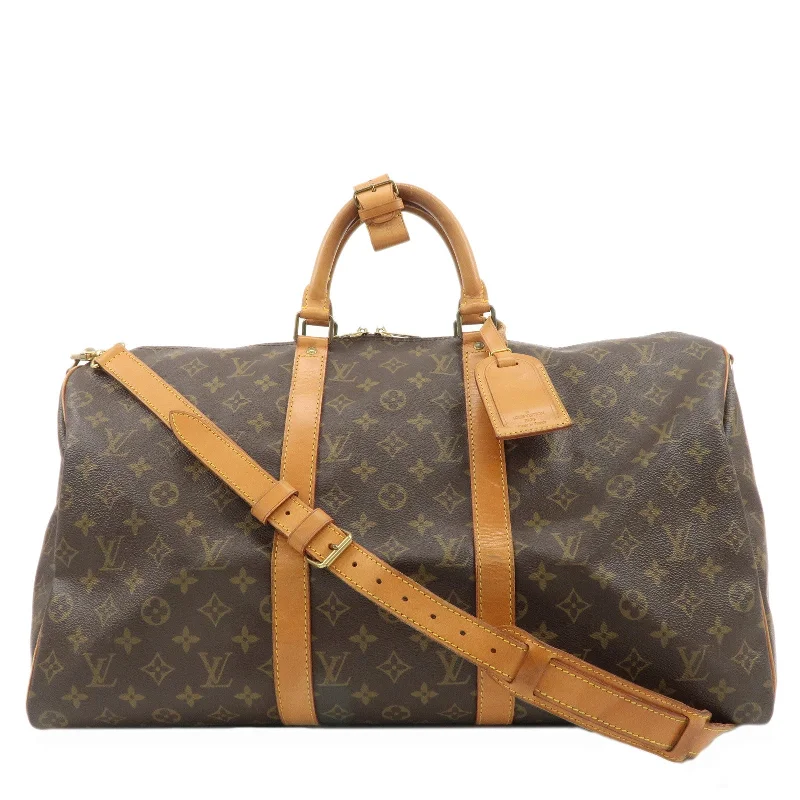 Small - sized Louis Vuitton Pochette Metis bags for a compact carryLouis Vuitton Monogram Keep All 50 Boston Bag M41416