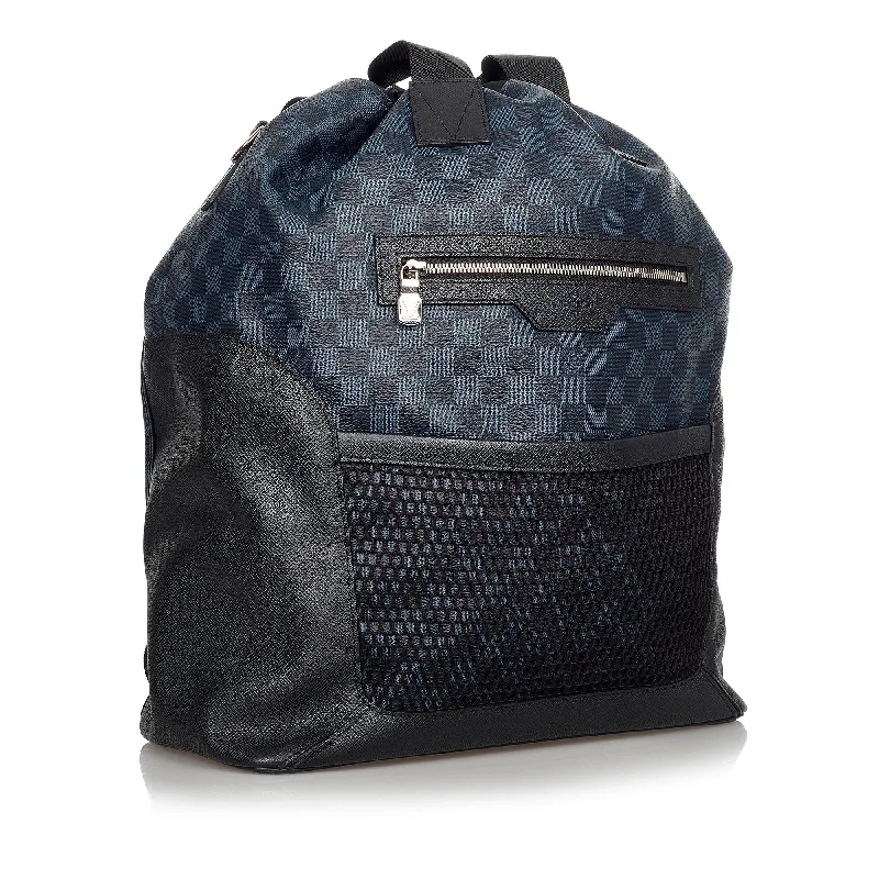 Louis Vuitton Alma bags with a leather - wrapped handle for a luxurious feelLouis Vuitton Damier Cobalt Matchpoint Hybrid (37390)