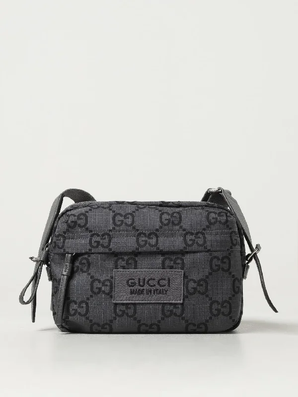 Women Gucci crossbody bags with a keychain holderGucci Shoulder Bag Men Grey Men