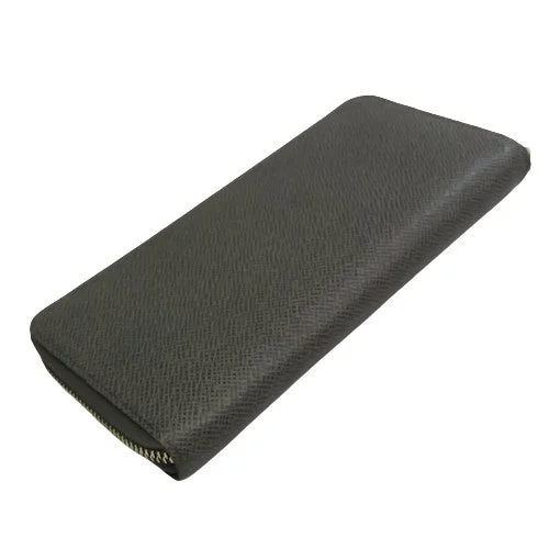 Louis Vuitton Black Leather Zippy Wallet Vertical wallet accessories