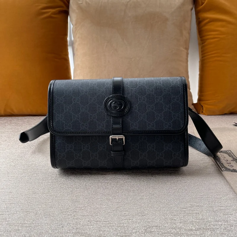 Women Gucci crossbody bags with a woven leather strapWF - Gucci Bags - 12219