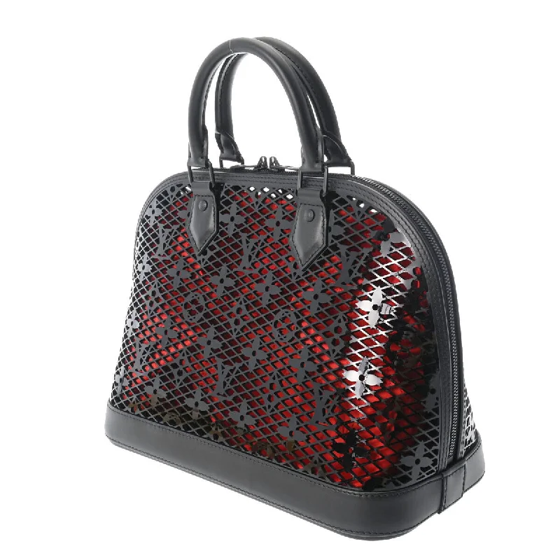 Louis Vuitton bags with a front - flap pocket for quick - access itemsLouis Vuitton Alma Pm Black Hand Bag