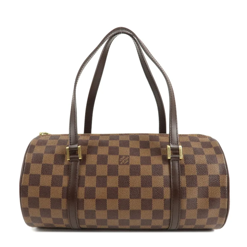 Louis Vuitton handbags with a patent - leather finish for a shiny lookLouis Vuitton Damier Papillon 30 Hand Bag N51303