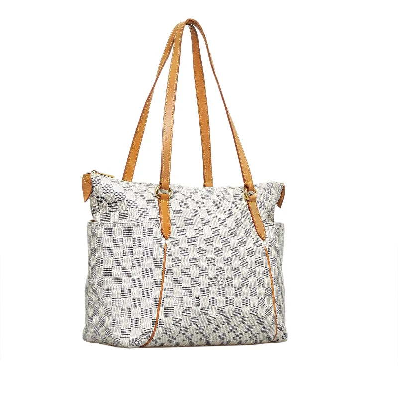 Louis Vuitton handbags with a metal - framed clasp for durabilityLouis Vuitton Damier Azur Totally MM (1vKU9q)