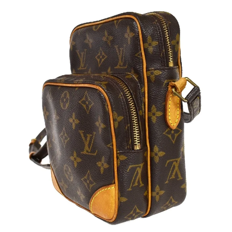 Louis Vuitton bags with a front - zip pocket for small items like keysLouis Vuitton Amazon Crossbody Shoulder