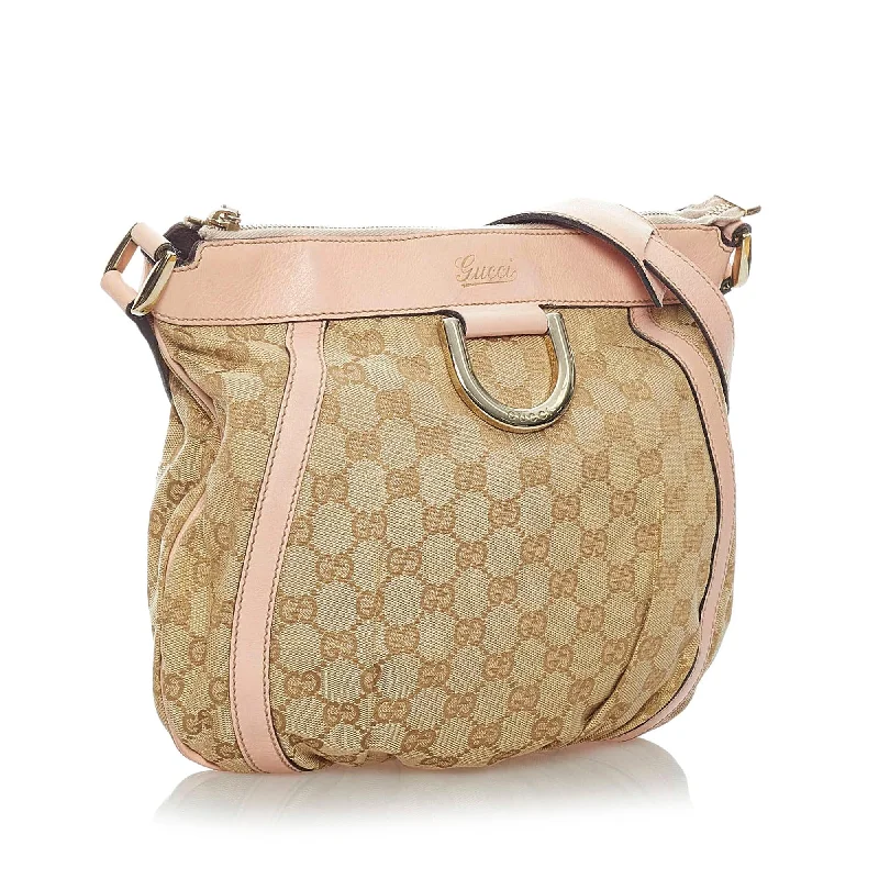 Ladies Gucci Dionysus bags with a star - shaped charmGucci GG Canvas Abbey D-Ring Crossbody Bag (32404)