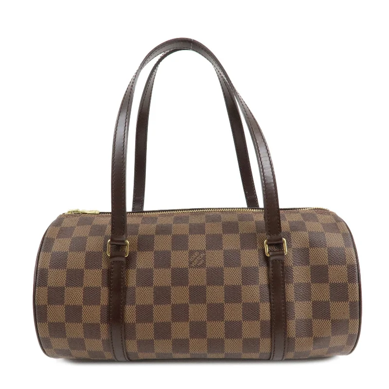 Louis Vuitton tote bags with a water - resistant coating for outdoor useLouis Vuitton Damier Papillon 30 Hand Bag Brown N51303