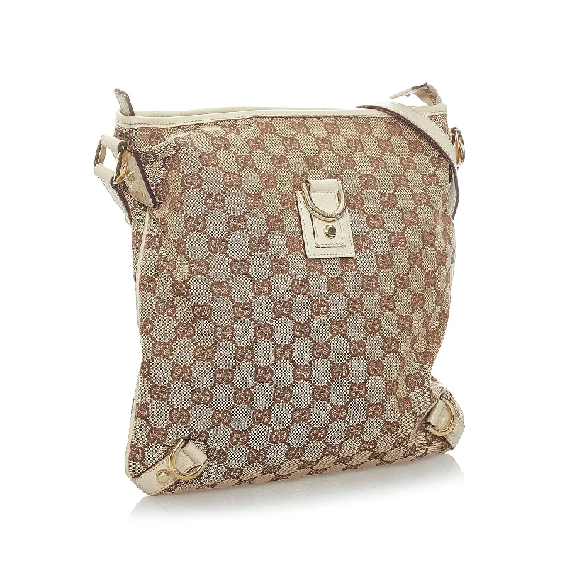 Women Gucci Sylvie bags with a detachable ribbon detailGucci GG Canvas Abbey D-Ring Crossbody Bag (33500)