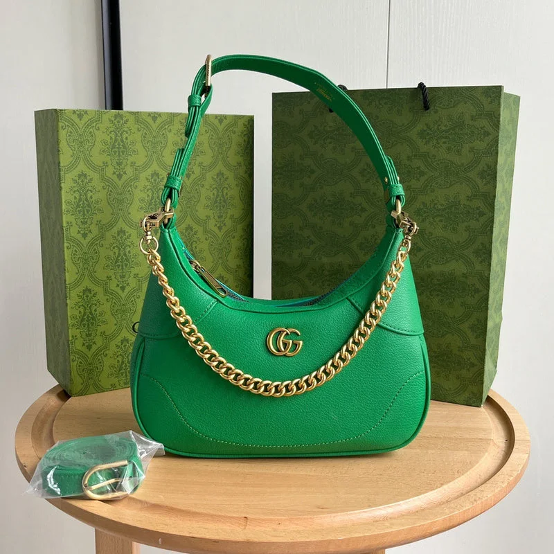 Ladies Gucci shoulder bags with a magnetic - closure flapBC - GUCCI BAG - 2081