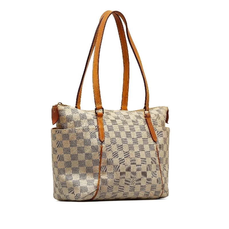 Ladies Louis Vuitton Capucines bags with gold - toned hardwareLouis Vuitton Damier Azur Totally MM (Uc1FKN)