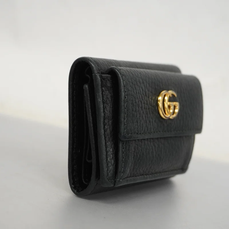 Gucci Dionysus bags for women with tiger - head claspsGUCCIAuth  GG Marmont Gold Hardware 523277 Women's Leather Wallet [tri-fold]