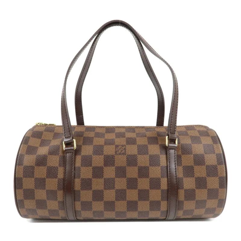 Louis Vuitton bags with a chain - link trim and a leather body for a modern edgeLouis Vuitton Damier Papillon 30 Hand Bag N51303