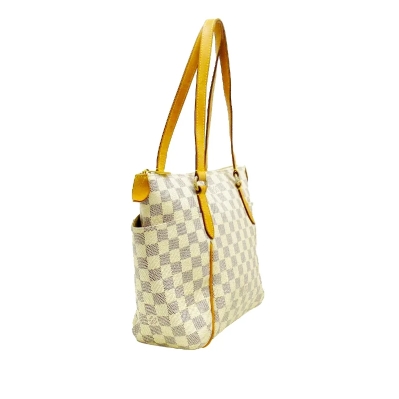 Ladies Louis Vuitton Capucines bags with a detachable shoulder strapLouis Vuitton Damier Azur Totally PM (lNSyrB)