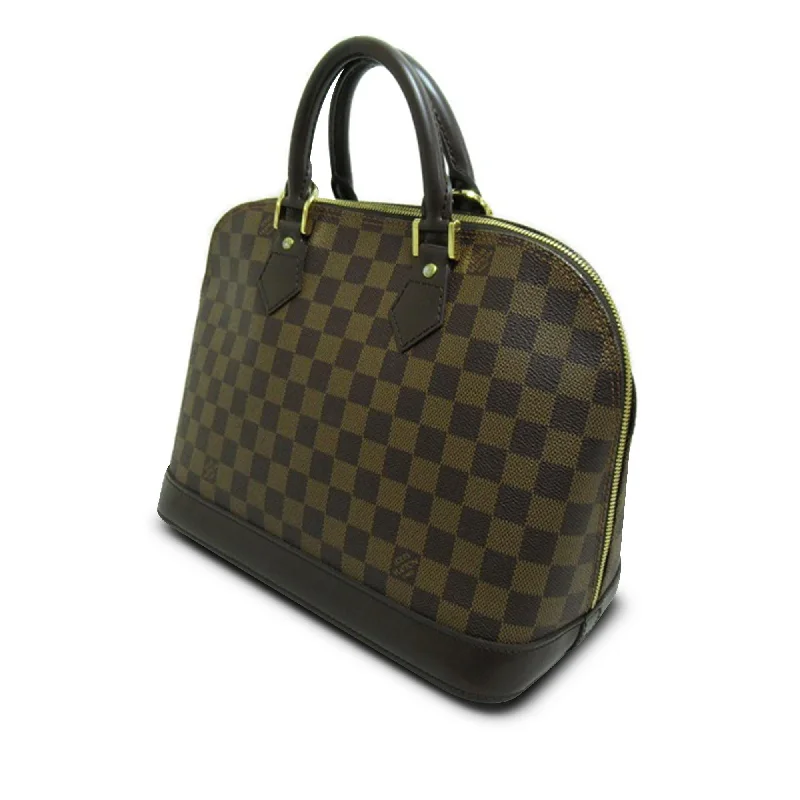 Louis Vuitton bags with a front - flap pocket for quick - access itemsLouis Vuitton Damier Ebene Alma PM (GKEGoq)