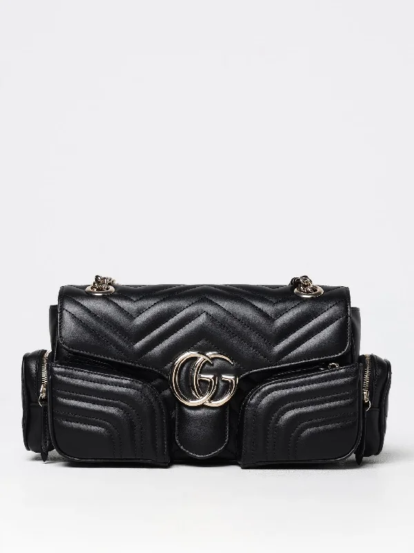 Gucci backpacks for women with a sleek silhouetteGucci Shoulder Bag Woman Black Women