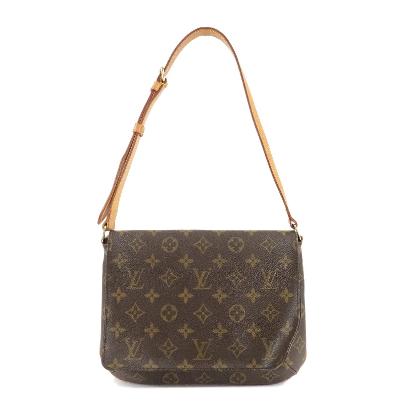 Louis Vuitton handbags with a patent - leather finish for a shiny lookLouis Vuitton Monogram Musette Tango Short Shoulder Bag M51257