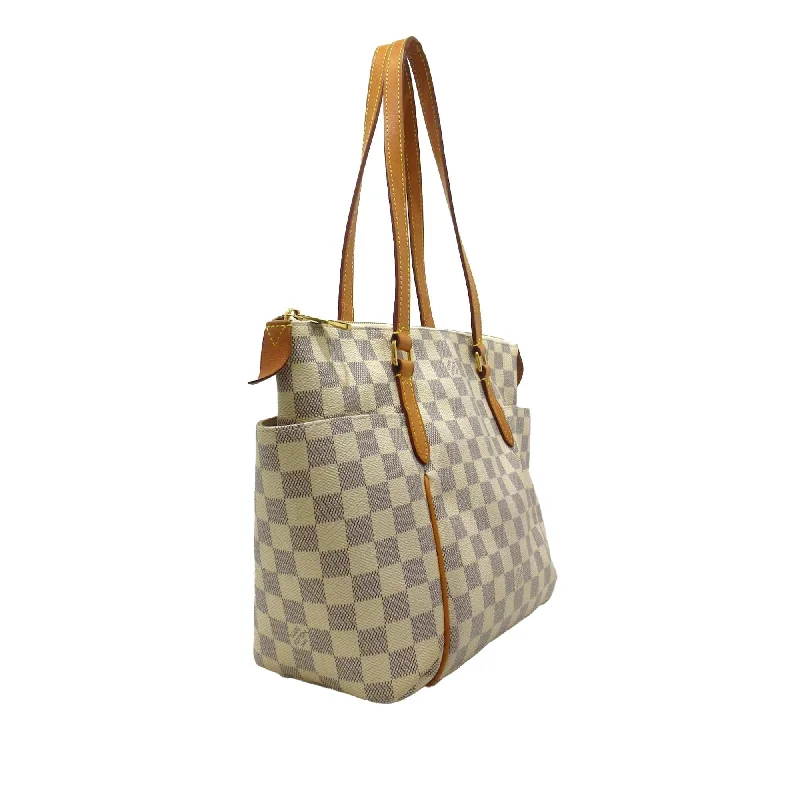 Louis Vuitton bags with a front - zip pocket for small items like keysLouis Vuitton Damier Azur Totally PM (MmrIRd)