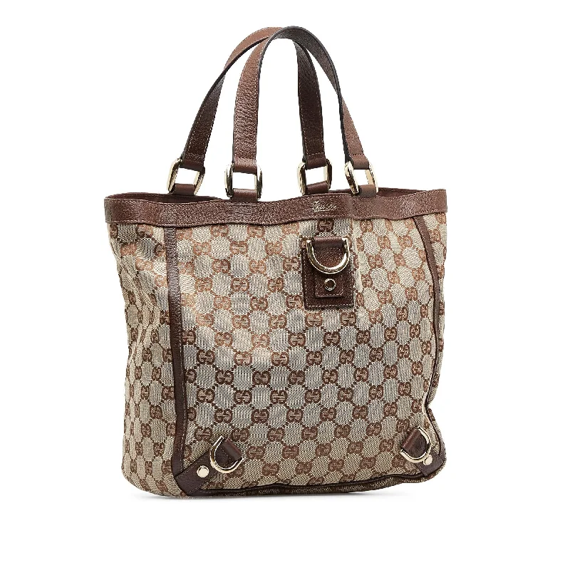 Gucci tote bags for women with a spacious interiorGucci GG Canvas Abbey D-Ring Handbag (VpK1qQ)