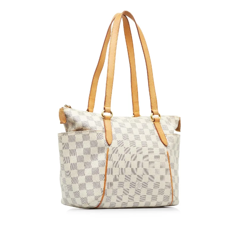 Louis Vuitton bags with a magnetic snap closure for easy accessLouis Vuitton Damier Azur Totally PM (Y525Bi)