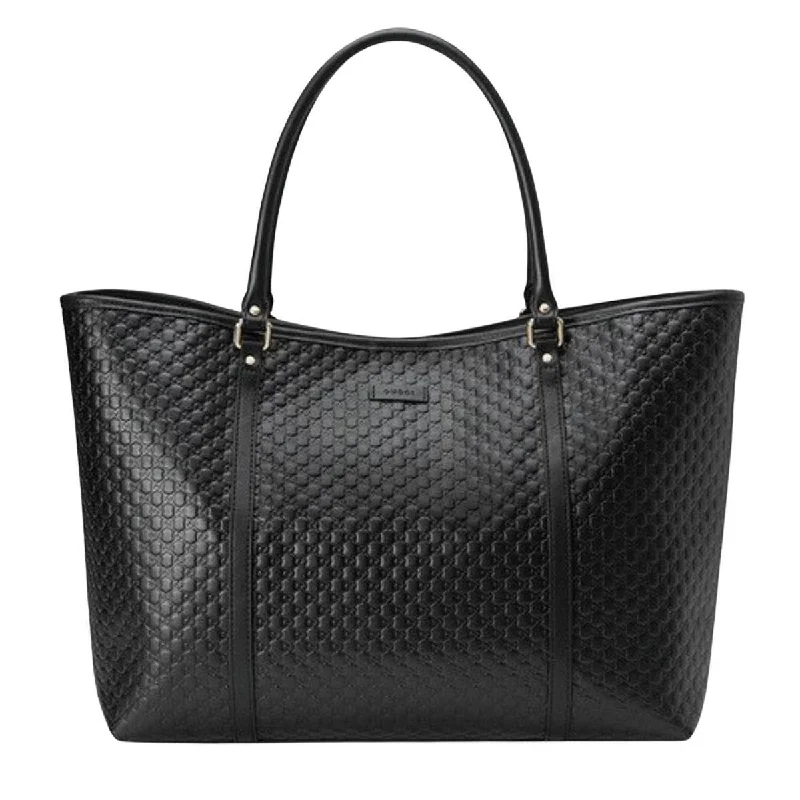 Gucci handbags for women with a beaded trimLeather Micro Guccissima Large Joy Tote