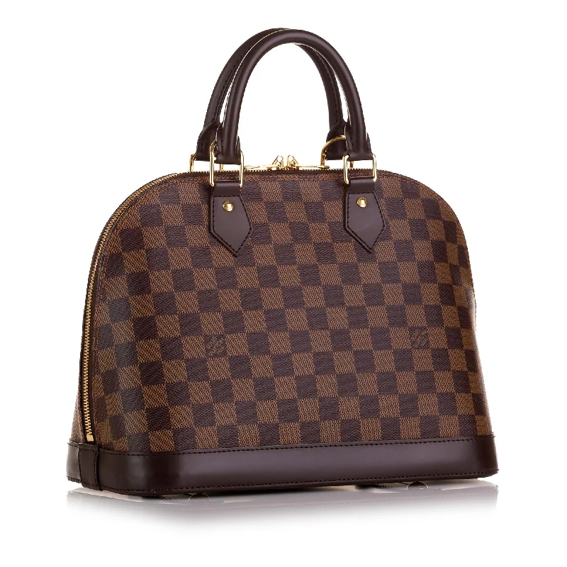 Louis Vuitton tote bags with a spacious interior and multiple pocketsLouis Vuitton Damier Ebene Alma PM (cYAABt)