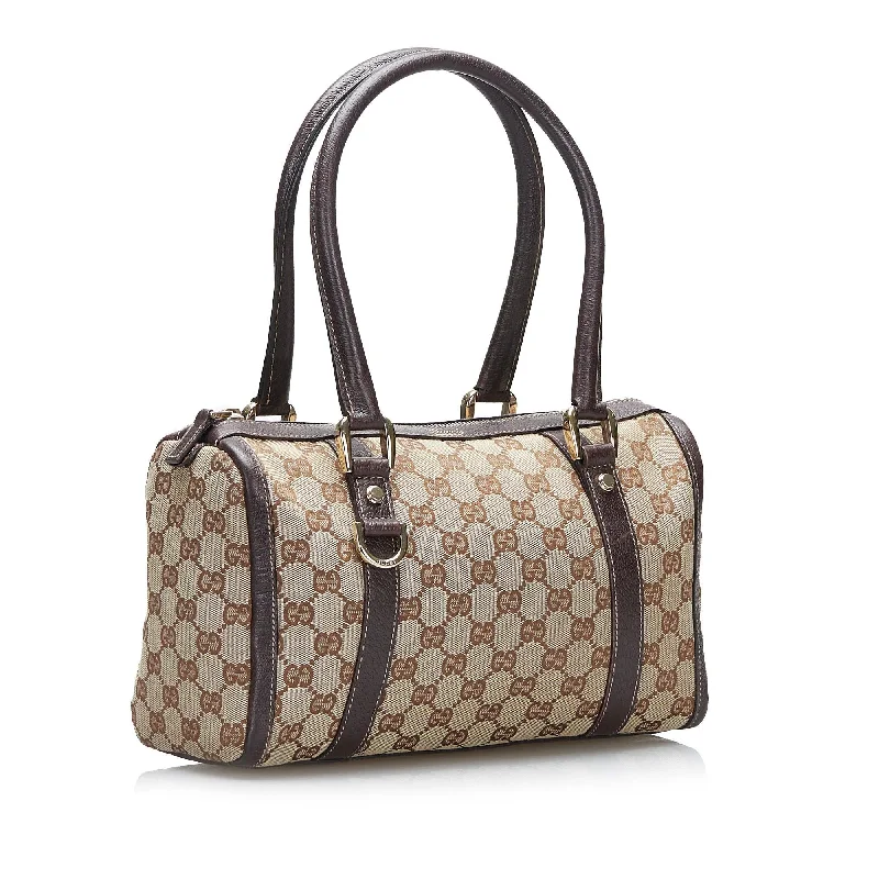 Ladies Gucci shoulder bags with a wide - width strapGucci GG Canvas Abbey Boston Bag (oZSqnU)