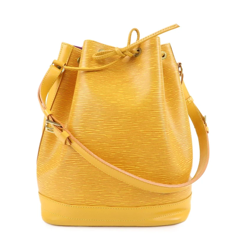 Louis Vuitton Twist bags with a crystal - embellished LV - turnlockLouis Vuitton Epi Leather Noe Shoulder Bag Tassili Yellow M44009