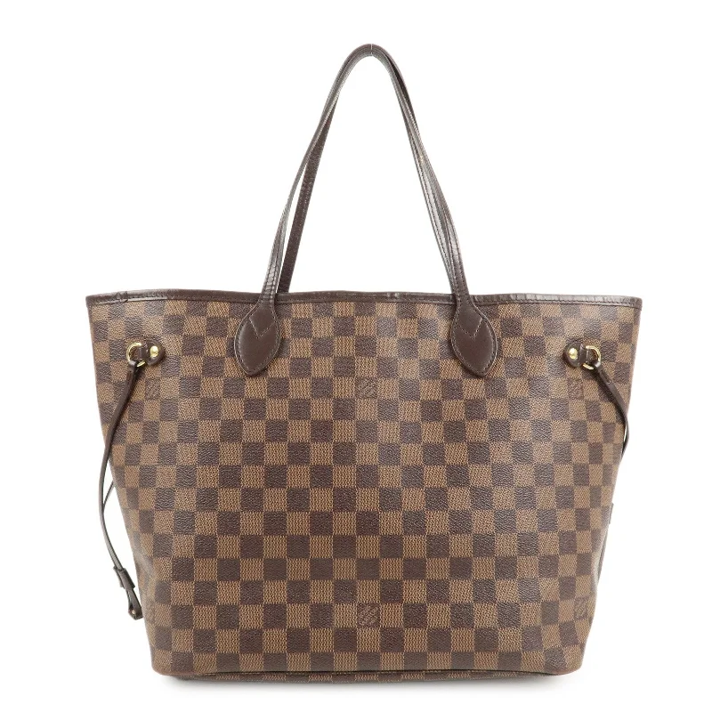 Louis Vuitton Twist bags with a snakeskin - effect panel for a bold lookLouis Vuitton Damier Ebene Neverfull MM Tote Bag N41358