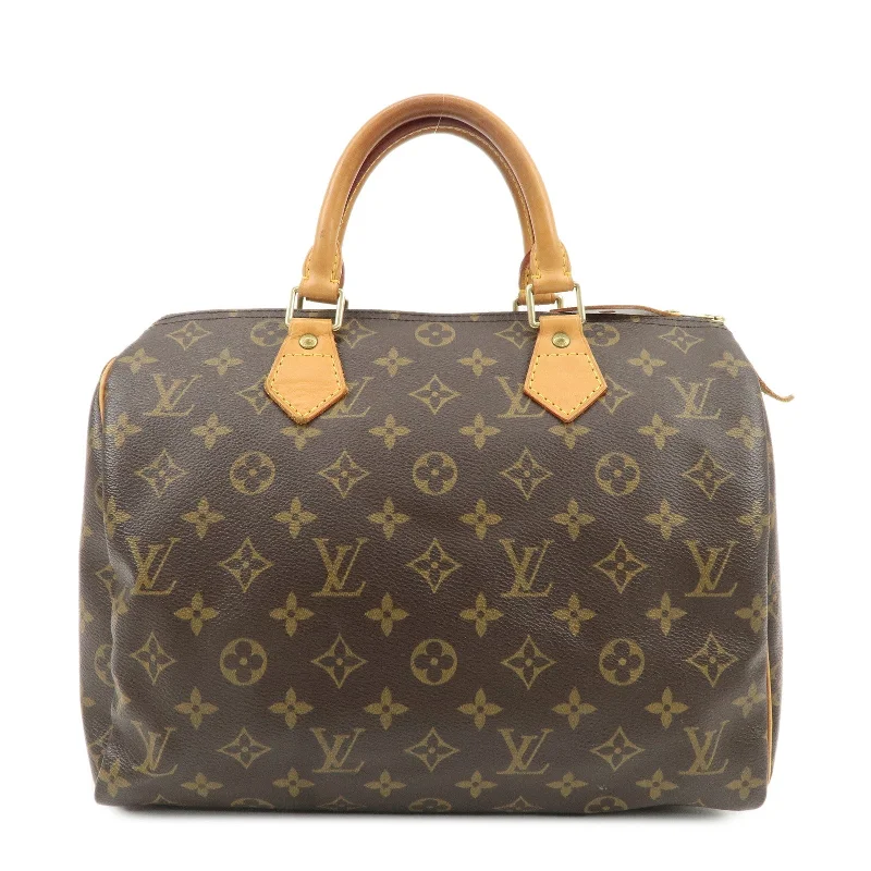 Ladies Louis Vuitton shoulder bags with a wide - width strap for comfortLouis Vuitton Monogram Speedy 30 Hand Bag Boston Bag M41526