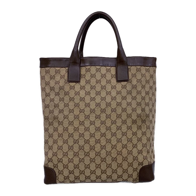 Gucci backpacks for women with a padded laptop compartmentGUCCI Tote Bag/BRW/Canvas/All Over Print