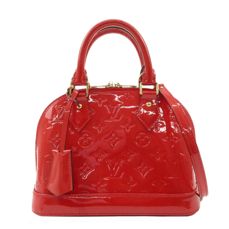 Louis Vuitton Neverfull bags with large capacity for everyday essentialsLouis Vuitton Monogram Vernis Alma BB Hand Bag Rouge M91698