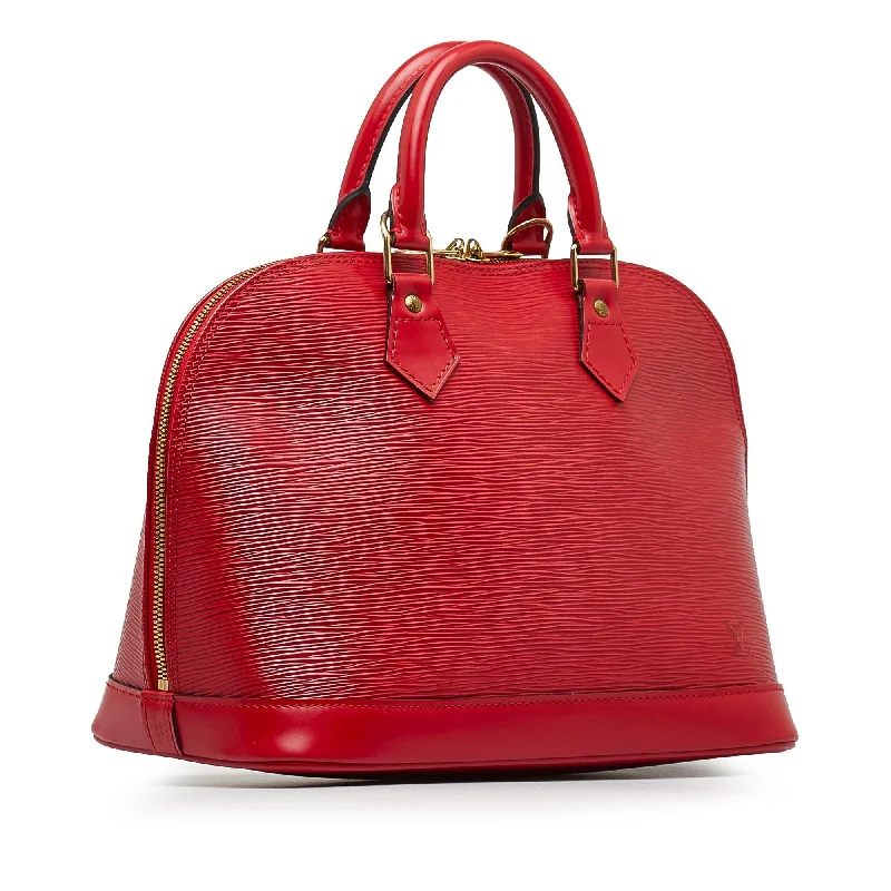 Louis Vuitton crossbody bags with adjustable shoulder straps for comfortLouis Vuitton Alma PM Red Epi