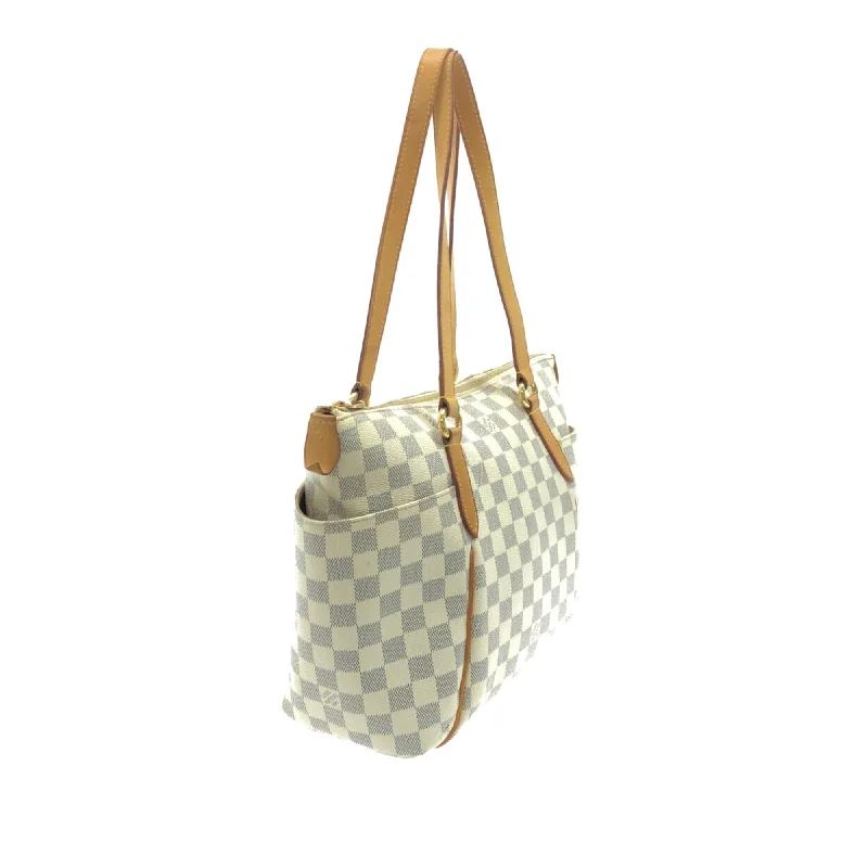 Louis Vuitton tote bags with a double - handle and shoulder - strap optionLouis Vuitton Damier Azur Totally PM (37960)