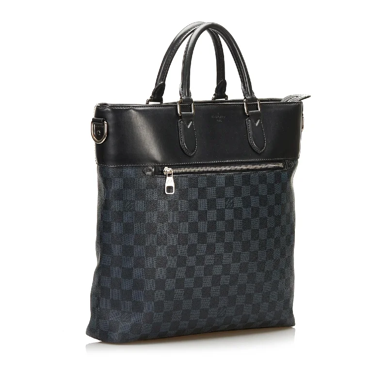 Louis Vuitton crossbody bags with adjustable shoulder straps for comfortLouis Vuitton Damier Cobalt Newport (37671)