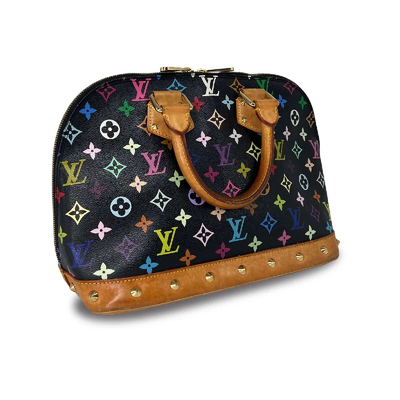 Louis Vuitton Twist bags with a contrast - colored interior for visual interestLouis Vuitton Alma x Tamakashi Murakami colour canvas bag