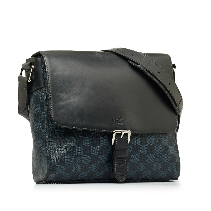 Louis Vuitton bags with a zip - around closure for enhanced securityLouis Vuitton Damier Cobalt Newport (4mrIGa)