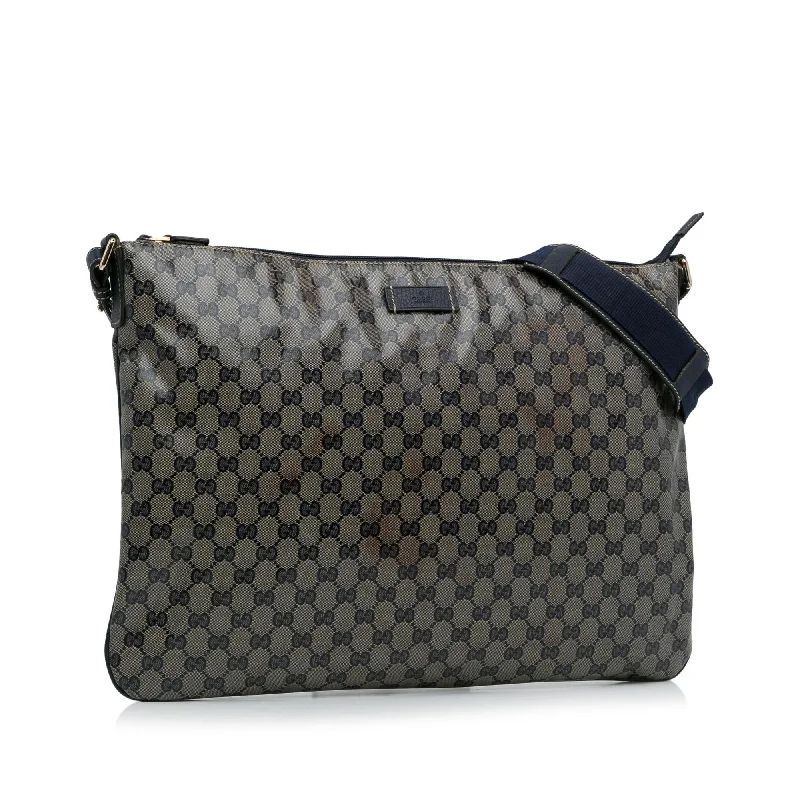 Women Gucci tote bags in GG Supreme canvas for a branded feelGucci GG Crystal Crossbody (SHG-jX6jkP)