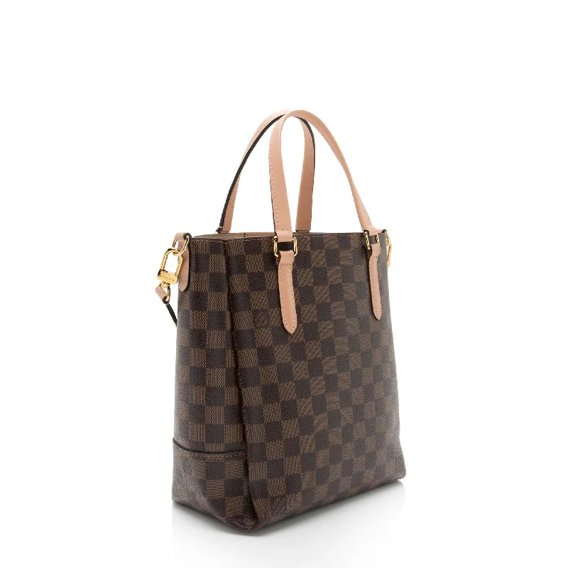 Louis Vuitton crossbody bags with a woven leather strap for textureLouis Vuitton Damier Ebene Belmont PM Tote (xjjz9H)