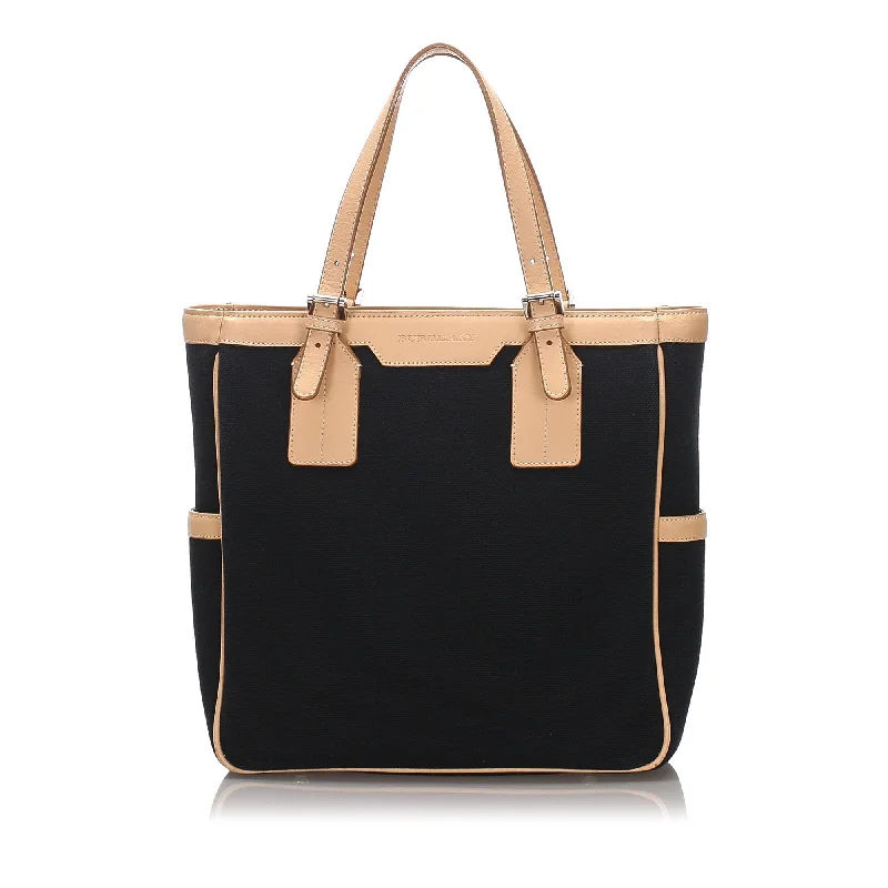 Durable Burberry Canvas Bags for Everyday UseBurberry Black Canvas Fabric Tote Bag United Kingdom