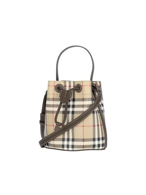 Functional Burberry Diaper Bags for New MomsBurberry Women "Check" Mini Bag