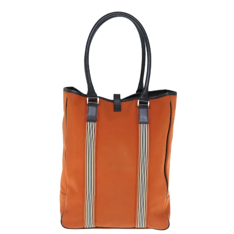 Travel - Approved Burberry Carry - on BagsBurberry Black label Shoulder Bag Canvas Orange Auth bs11428