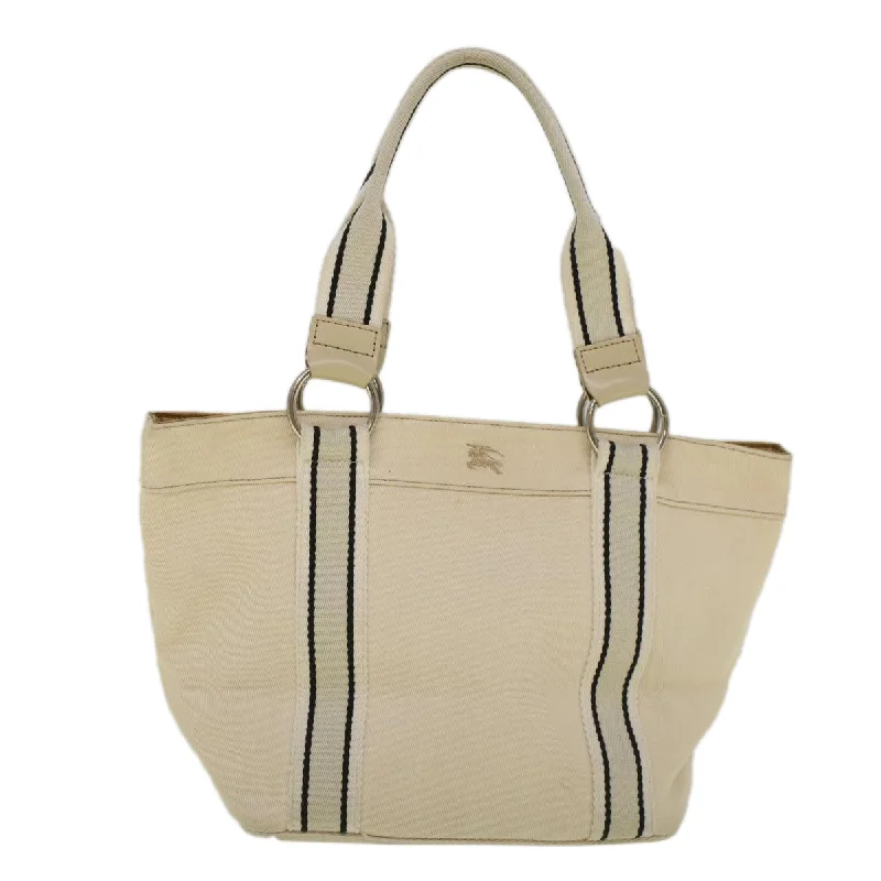 Travel - Approved Burberry Carry - on BagsBURBERRY Blue Label Tote Bag Canvas Beige Auth ar10721